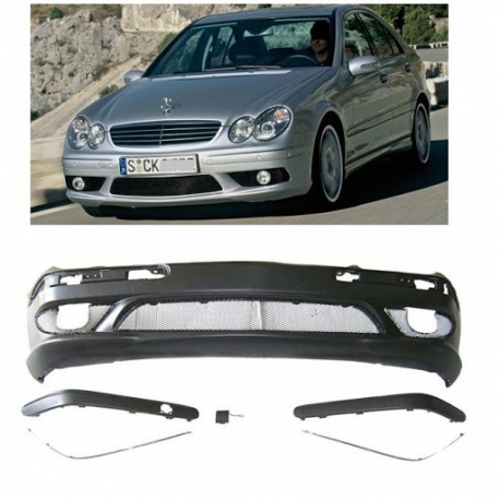 PARA-CHOQUES FRONTAL MODELO AMG PARA MERCEDES CLASSE C W203 BERLINA E TOURING (07/00-03/04)