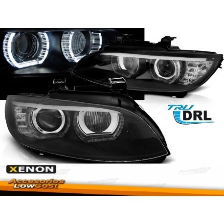 FAROL / OPTICA DIREITA BI- XENON / BMW SERIE 3 E92 / 06-10 FUNDO PRETO