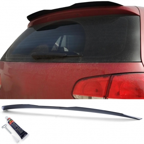 SPOILER TRASERO BORDE DE TECHO NEGRO BRILLO VW Golf 6 7 GTI GTD R 09-20