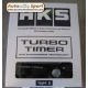 TURBO TIMER HKS TYPE-0 LCD ROJO.