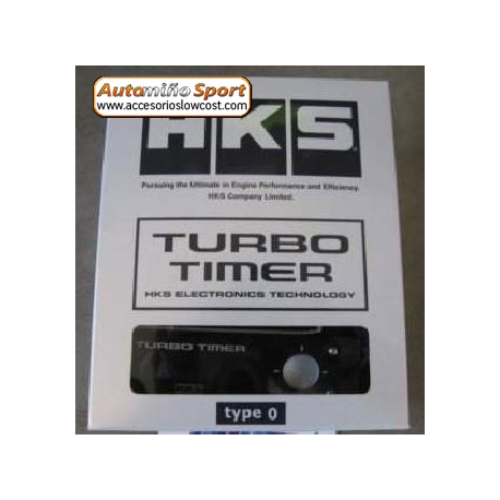 TURBO TIMER HKS TYPE-0 LCD VERMELHO.