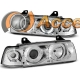 FAROS ÁNGEL LED UNA PIEZA BMW SERIE 3 E36 COUPE +CABRIO  92-99 CROMO