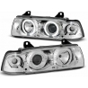 FAROS ÁNGEL LED UNA PIEZA BMW SERIE 3 E36 COUPE +CABRIO  92-99 CROMO
