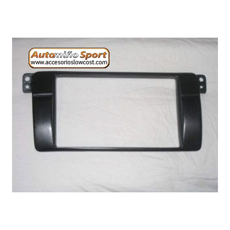 MARCO PARA NAVEGADOR DOBLE DIN DE 7r PARA BMW SERIE 3 E46.