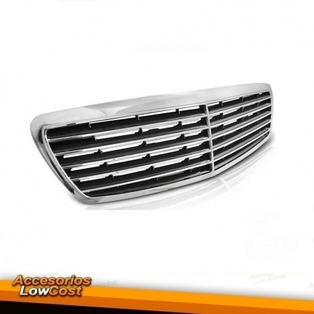 GRELHA FRONTAL / MERCEDES E W211 / 02-06 CROMADA