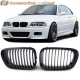 REJILLAS DELANTERAS NEGRO PARA BMW SERIE3 E46 COUPE (4/99-3/03) Y CABRIO (4/00-3/03).