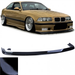 Labio spoiler delantero negro brillo para BMW Serie 3 E36 90-99