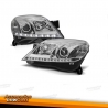 FARÓIS COM LUZ DIURNA / OPEL ASTRA H / 04-09  FUNDO CROMADO