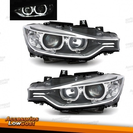 FAROS OJOS DE ÁNGEL LED, H7+H7 PARA BMW SERIE 3 F30/31 2011-