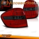 FAROLINS LED MERCEDES ML W164. VERMELHO / ESCURECIDO