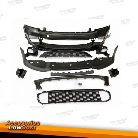 PARA-CHOQUES FRONTAL LOOK RS3 / AUDI A3 8P / 04-08 PRETO