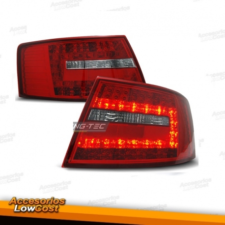 FAROLINS TRASEIROS LED AUDI A6 4F