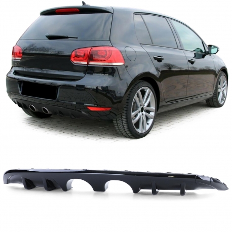 SPOILER PARAGOLPES DOBLE CENTRAL PARA VOLKSWAGEN GOLF 6