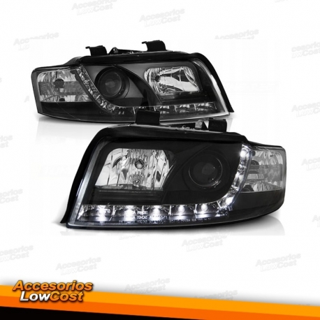 FAROIS LED LUZ DIURNA AUDI A4 B6 (10/00-11/04) PRETOS