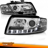 FARÓIS LED LUZ DIURNA AUDI A4 B6 8E  00-04   CROMADO