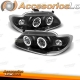 FARÓIS ANGEL EYES RENAULT MEGANE  96-99. FUNDO PRETO