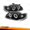 FARÓIS ANGEL EYES RENAULT MEGANE  96-99. FUNDO PRETO