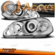 FARÓIS ANGEL EYES / HONDA CIVIC / 99-01 FUNDO CROMADO