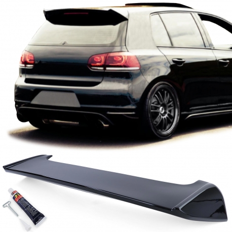 Aleron spoiler trasero negro brillo para VW Golf 6 GTI Sedan 09-13