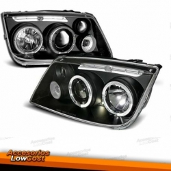 FAROIS ANGEL EYES / VW BORA / 98-05 FUNDO PRETO