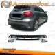 Difusor trasero deportivo con tubos de escape cromadas para Mercedes Clase A W176 2015- AMG