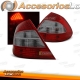 FAROLINS LED MERCEDES CLASSE E W211. VERMELHO / CROMADO