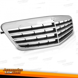 REJILLAS MERCEDES W212 09- CROMO/PLATA