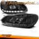 FARÓIS LUZ DIURNA PARA VW GOLF VI 6 08++