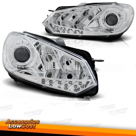 FAROIS LUZ DIURNA PARA VW GOLF VI 6