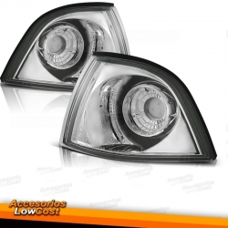 INTERMITENTE FRONTAL E36, 90-98- COUPE/CABRIO- CRISTAL CLARO/ CROMADO- 2 PUERTAS