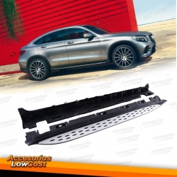 Kit de estriberas en aluminio pulido para Mercedes GLC X253 (2015-)