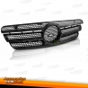 GRELHA FRONTAL / MERCEDES ML W163 / 98-05  PRETA CROMADA