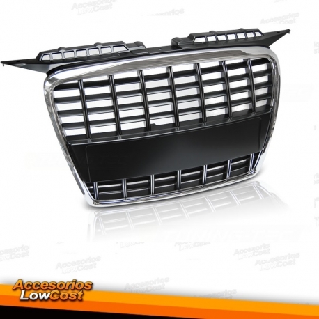 GRELHA FRONTAL SEM SIMBOLO / AUDI A3 / 05-05 FRISO CROMADO