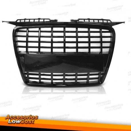 GRELHA FRONTAL SEM SIMBOLO AUDI A3 / 05-08 PRETA