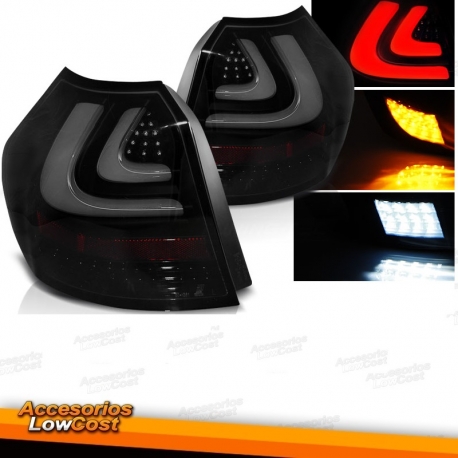 PILOTOS TRASEROS LEDs PARA BMW SERIE 1 E87. COLOR ROJO-AHUMADO.