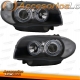 FAROIS ANGEL EYES BMW SERIE 1 E87 04-06 PRETO