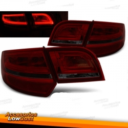 PILOTOS LED AUDI A3 SPORTBACK 8P (9/04-6/08). COLOR ROJO-BLANCO.