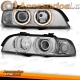 FAROIS ANGEL EYES / BMW E39 / 95-00 FUNDO CROMADO