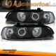 FAROS PARA BMW SERIE 5 E39. FONDO NEGRO.