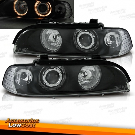 FAROS PARA BMW SERIE 5 E39. FONDO NEGRO.