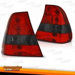 PILOTOS TRASEROS BMW SERIE 3 E46 COMPACT. CRISTAL ROJO-AHUMADO.