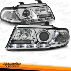 FAROS ANGEL EYE AUDI A4 B5 94-99 CROMO 2 PIEZAS