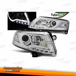 FAROS CON LUZ DIURNA PARA AUDI A6 (04-08), TUBE DESIGN, H7-H1