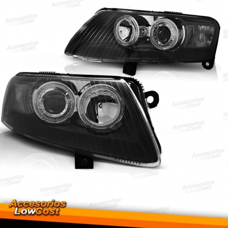FAROIS ANGEL EYES AUDI A6 4F 04-08 PRETO