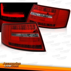 PILOTOS AUDI A6 C6 04-08 SEDAN LED ROJO BLANCO