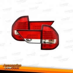 FAROLINS LED BMW X3. VERMELHO/CROMADO