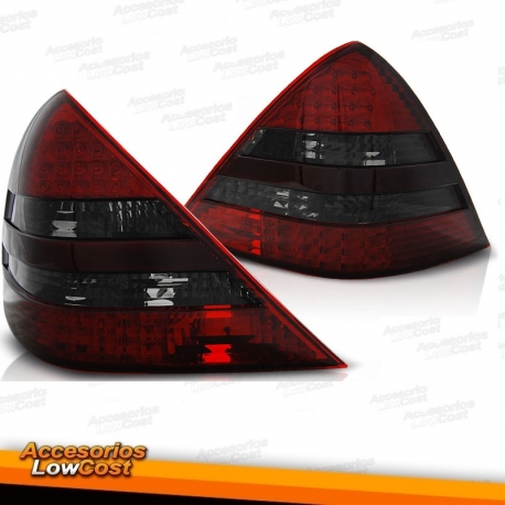 FAROLINS LED MERCEDES SLK R170. VERMELHO / ESCURECIDO