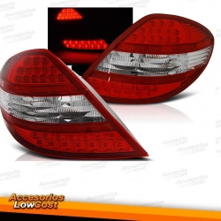 FAROLINS LED MERCEDES SLK R171. VERMELHO / ESCURECIDO