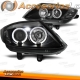 FARÓIS ANGEL EYES PARA BMW Z4 E85 (1996-2002) FUNDO PRETO