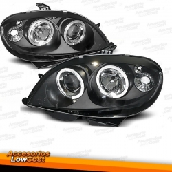 FAROS OJOS DE ANGEL CITROEN SAXO, 99-03- CRISTAL CLARO/NEGRO